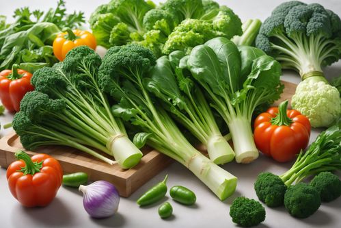 新鲜蔬菜 自然美味的视觉盛宴